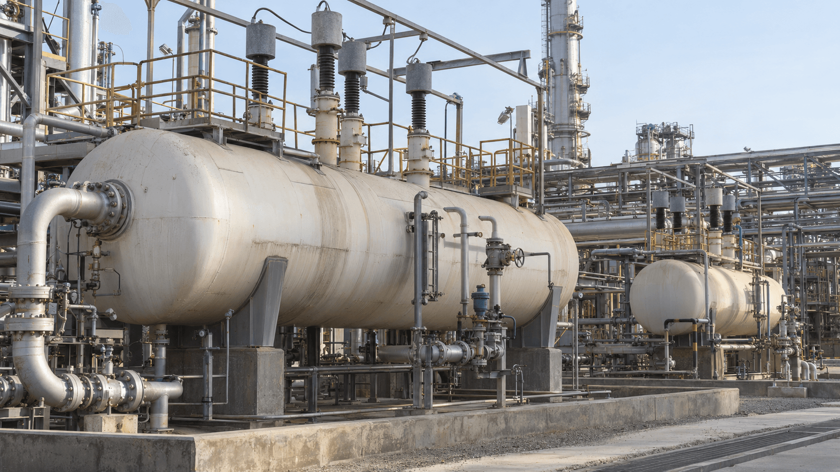 Two-stage electrostatic crude-oil dehydration and desalting system at a refinery